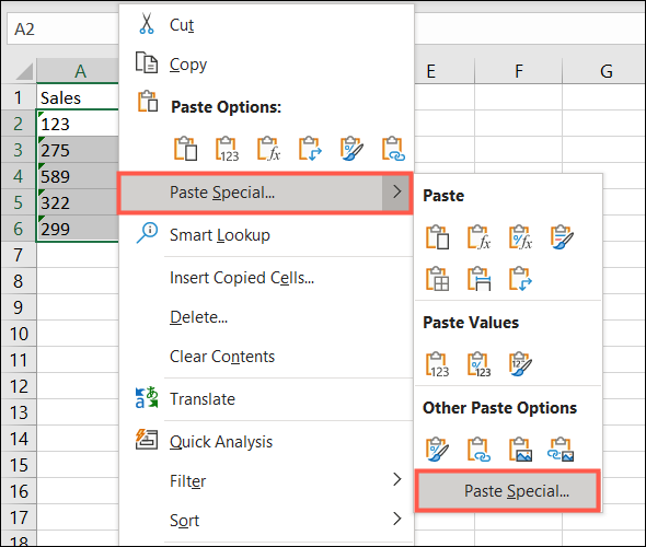 pastespecial-exceltexttonumbers