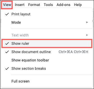 viewshowruler-googledocstabstops