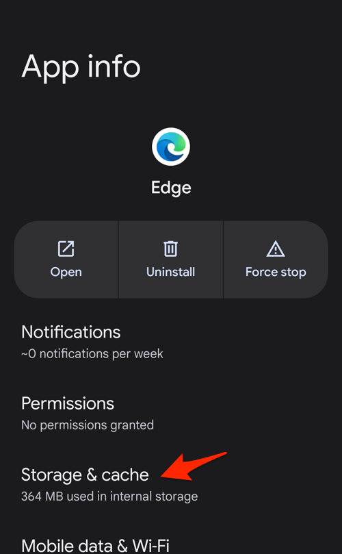storage_and_cache_menu_in_edge_app_on_android_settings